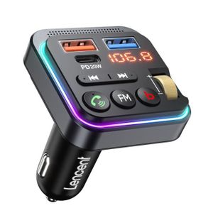 Wholesale Transmetteur FM Bluetooth 7 couleurs pour voiture