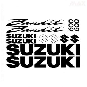 STICKERS - STRASS 12 sticker Bandit – NOIR – sticker SUZUKI Bandit G