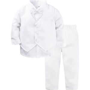 Ensemble de vêtements Costume Baptême Bébé Garçons 3 pièces Vêtement Enf