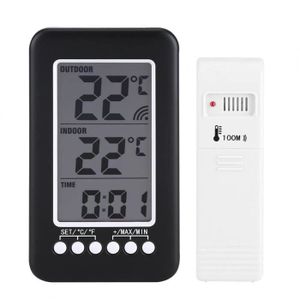 THERMOMÈTRE - BAROMÈTRE Thermomètre extérieur intérieur-LCD thermomètre in