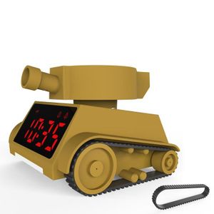 RÉVEIL ENFANT Réveil Enfant Tank, Reveil Lumineux à LED, Réglage
