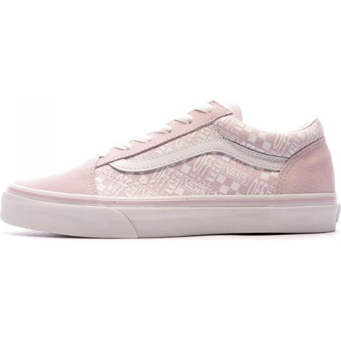 Wens Klassiek Pebish Baskets Rose Clair Femme Vans JN Old Skool Pink - Cdiscount Chaussures