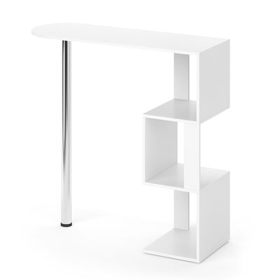 Table De Bar Vicco Vega Blanche – Mange-debout 138 Cm – Neuf Sous Emballage