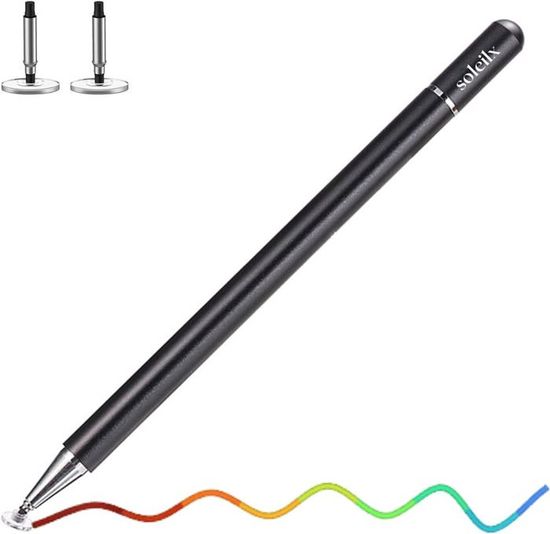 Stylet Tactile Universel EFaith - 3 En 1 Avec Capuchon Magnétique - Compatible IPad, Android, IPhone