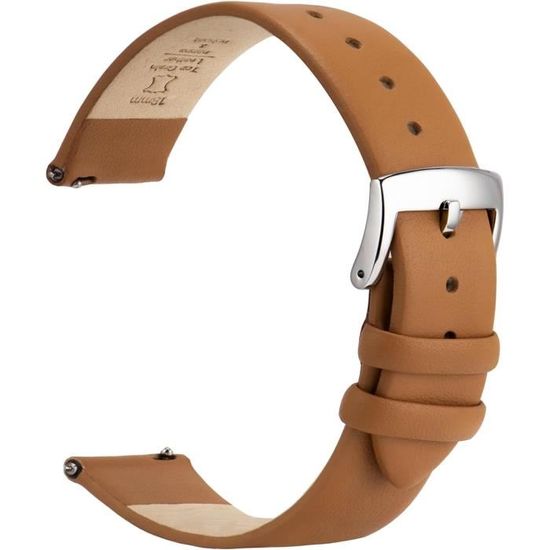 Bracelet de Montre XL Morellato en Cuir Légèrement Bombé 3 Couleurs