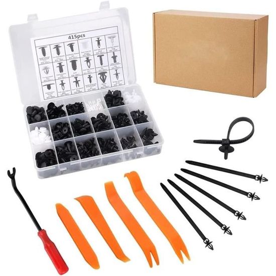 66 Clip De Fixation De Voiture, Clip Décoratif Universel Pour