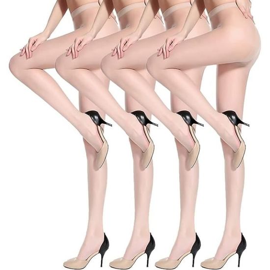 Collants Fins 15 Deniers Mousseline De Soie - Taille Unique Sandale - Occasion