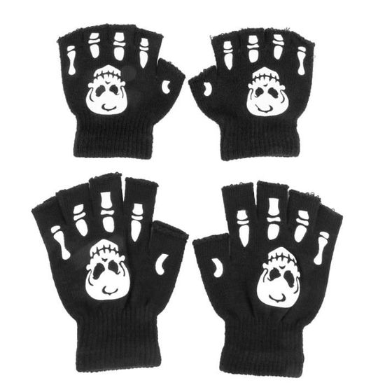 VYIBPDY Gants Halloween Sanglants - Paire Gants Blancs Effrayants Pour Costume Cosplay