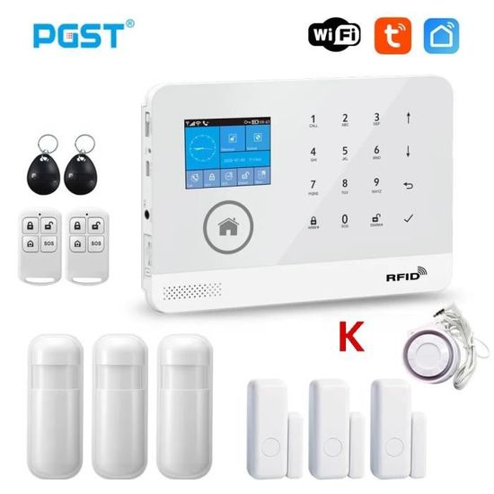 Kit De 4 Alarmes Sans Fil Pour Fenêtre Et Porte - Détecteur D'ouverture 100 DB - Sécurité Maison