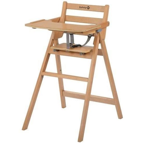 Safety 1st Chaise haute en bois pliable Nordik