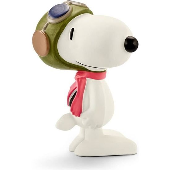 Figurine Snoopy - SCHLEICH - Flying Ace - Personnage miniature - Blanc et Multicolore