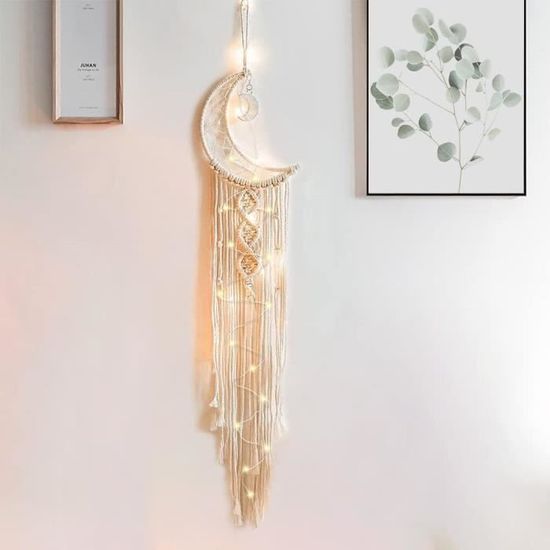 TMISHION Attrape-rêves Ménage Tenture Murale Tissé À La Main Dreamcatcher Windchime Pendentif