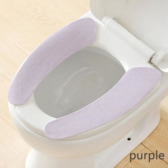 Autocollant De Toilette Amovible, Autocollants Pour Couvercle De Siège De