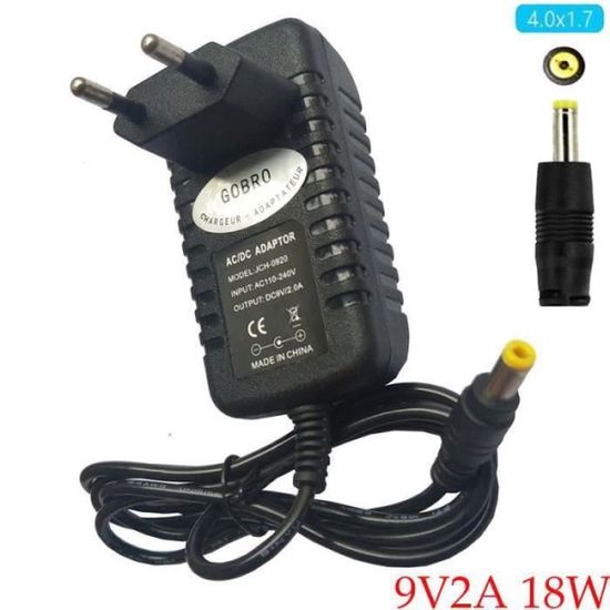 Adaptateur Secteur 9V Pour Clavier Roland GW-8 - 120 Cm, Polarité Centre -, Livraison France
