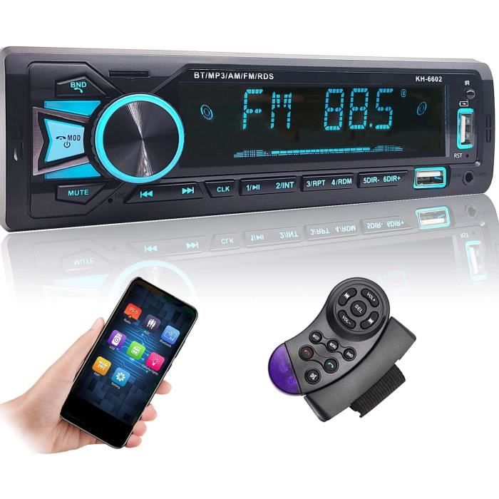 Siri Assistant Bluetooth 1 Din Am-Fm-Rds Radio Lecteur Multimédia De  Voiture Autoradio Autoradio Support Android 7.0 Ou Supé[u1678] - Cdiscount  Auto