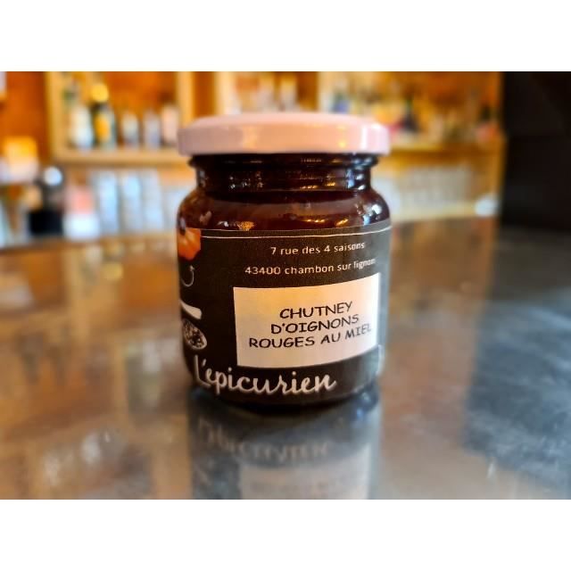 chutney d'oignons rouges au miel