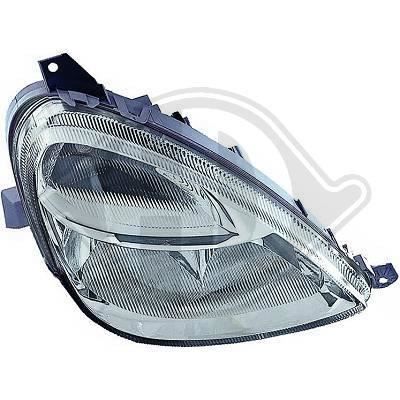 1680183 Feu phare gauche ( cote conducteur ) pour MERCEDES Classe A de type W168 de 1997 a 2004 Look Origine