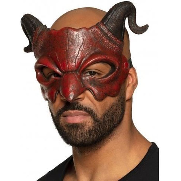 Demi-masque démon adulte