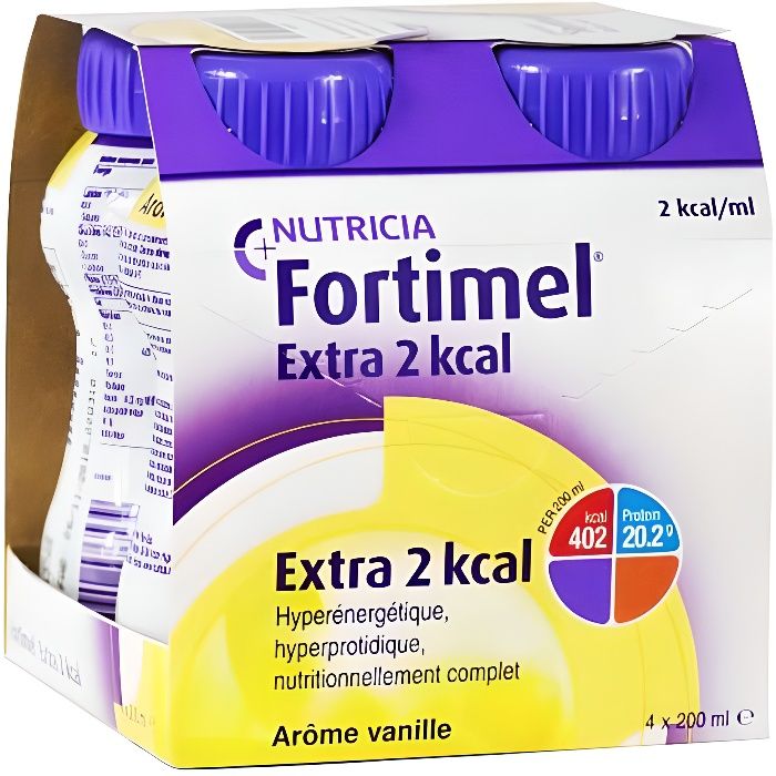 Nutricia Fortimel Extra 2 kcal Vanille 4 x 200ml