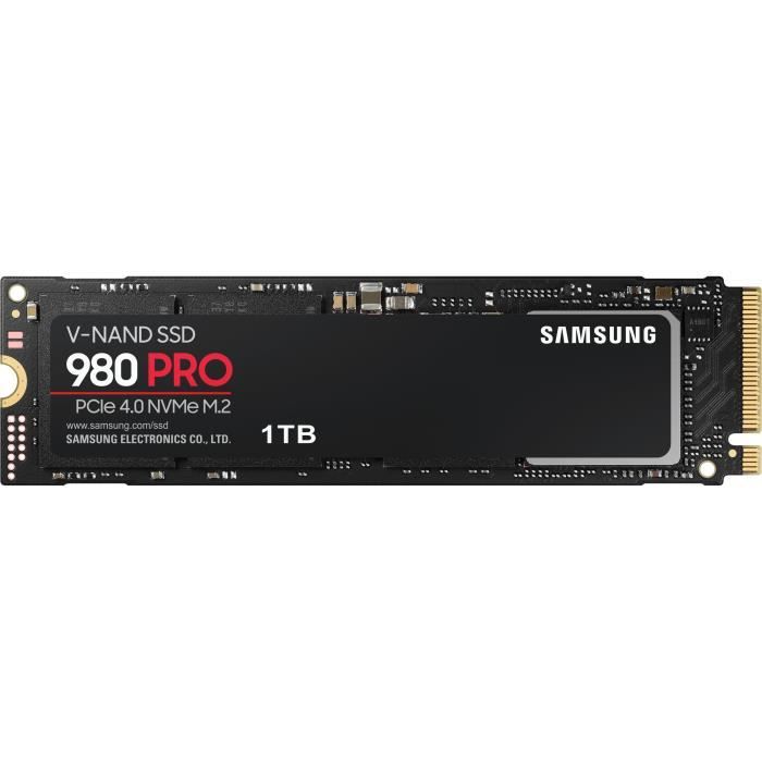 SAMSUNG - Disque Dur SSD 980 PRO M.2 NVMe PCIe 4 1 To