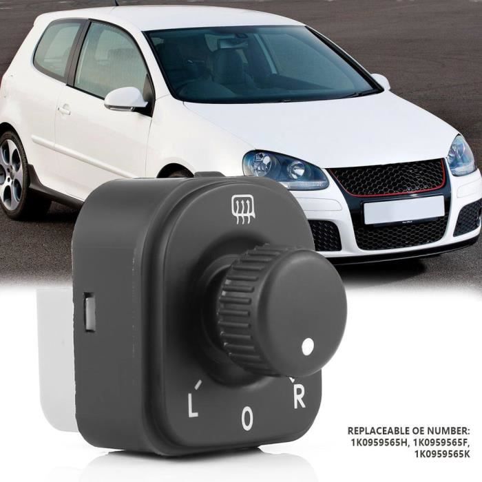Bouton de commande de rétroviseur latéral pour VW Golf 5 Jetta MK5 Pessat 1K0959565H 1K0959565F 1K0959565K -lushedmall®