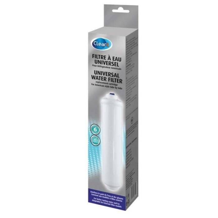 FILTRE À EAU UNIVERSEL POUR RÉFRIGÉRATEUR AMÉRICAIN AVEC FILTRE EXTERNE AS0033574