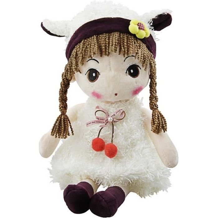 Poupée Bébé Fille Peluche Poupée De Chiffon Cadeau Fille 40CM,Bébé