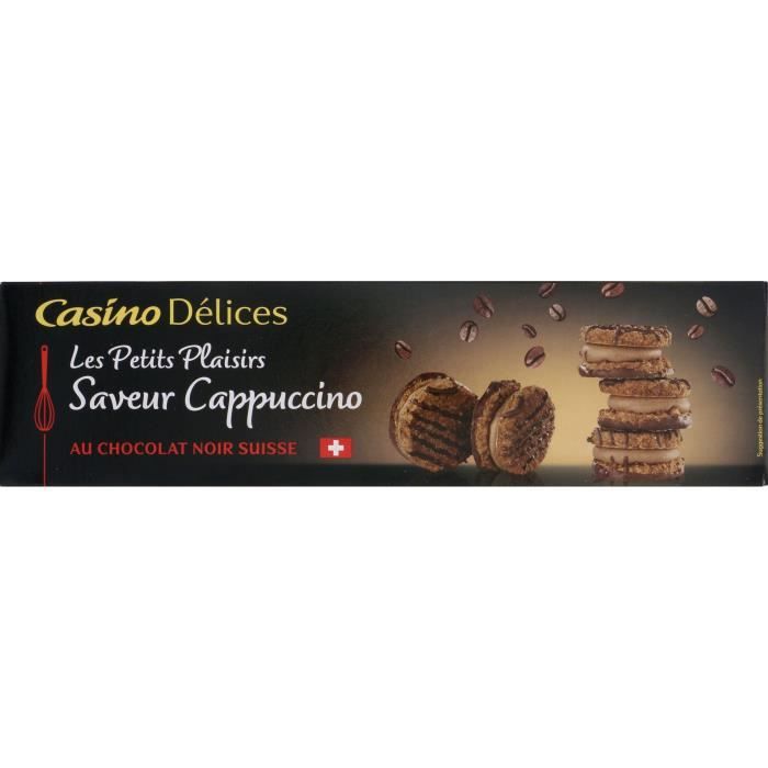 CASINO DELICES Biscuits saveur Cappuccino - 100g