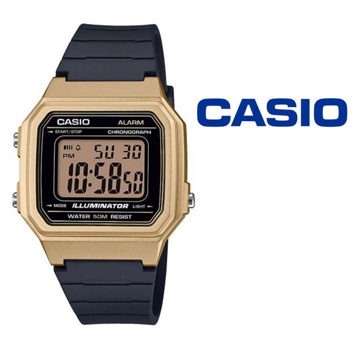 Casio Homme Chrono Résine Noir W217HM-9AVEF
