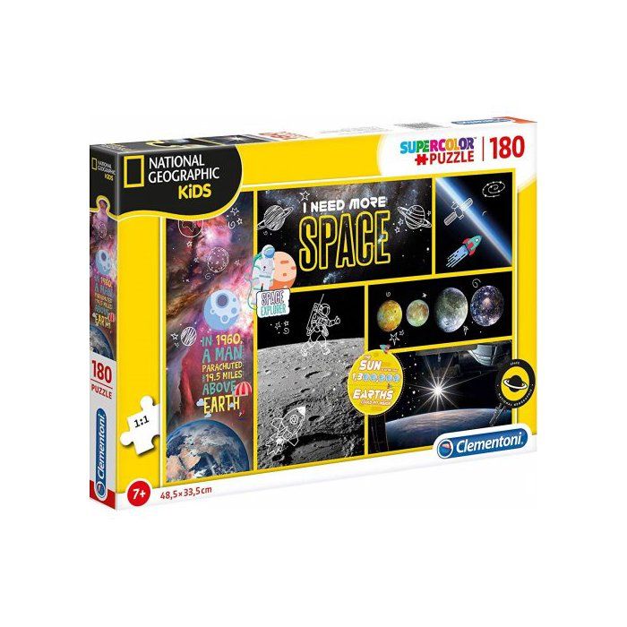Puzzle 180 Pieces les Planetes Et L Espace - Puzzle Enfant - Collection National Geographic