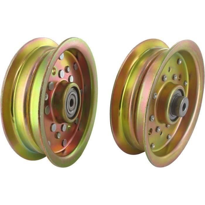 Poulie à gorge plate adaptable pour SCAG modèle TURF TIGER - H: 44,45mm, Ø: ext: 149,22mm, Ø int: 9,52mm