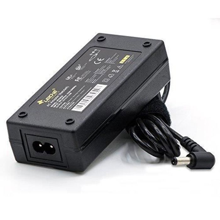 LEICKE 5V 4A 20W Chargeur adaptateur secteur bloc d'alimentation pour différents appareils: lecteurs Blu-Ray externes, radio-réveils