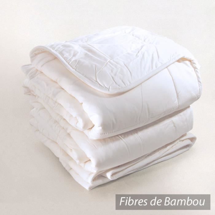 Couette été 240x220 cm BAMBOO - Fibre de Bambou...