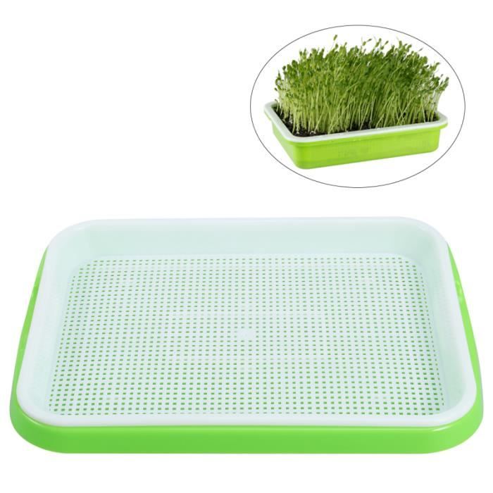 1PC Semences Sprouter Pratiques Durables Plateaux de Culture de Graines Portable pour Yard Home JARDINIERE - BAC A FLEUR