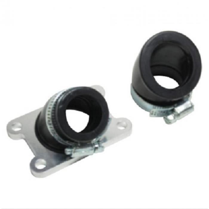 Pipe d admission Replay pour Moto Minarelli 50 AM6 Avant 2020 angle 45 / D24mm ou 33mm
