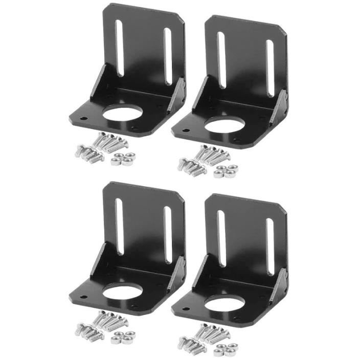 Support de Montage 4 PièCes, Support de Moteur Pas à Pas 17, Support de Montage pour Moteur Pas à Pas 17 avec Vis M3, Montage à Vis