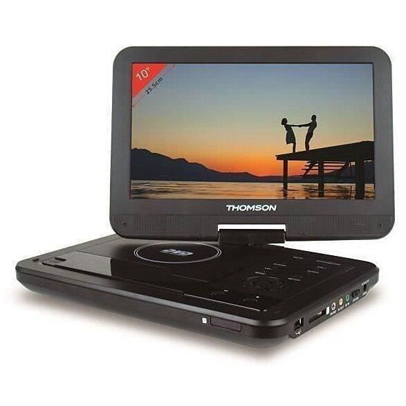 THOMSON THP360 Lecteur DVD portable - Ecran 10'' rotatif - Port USB/SD