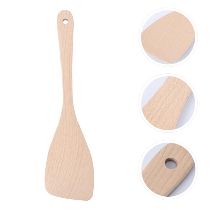 Kitchen Craft Lithocarpus Glaber Pelle en bois Spatule Ensemble d'ustensiles de BOITES DE CONSERVATION - BOITES HERMETIQUES