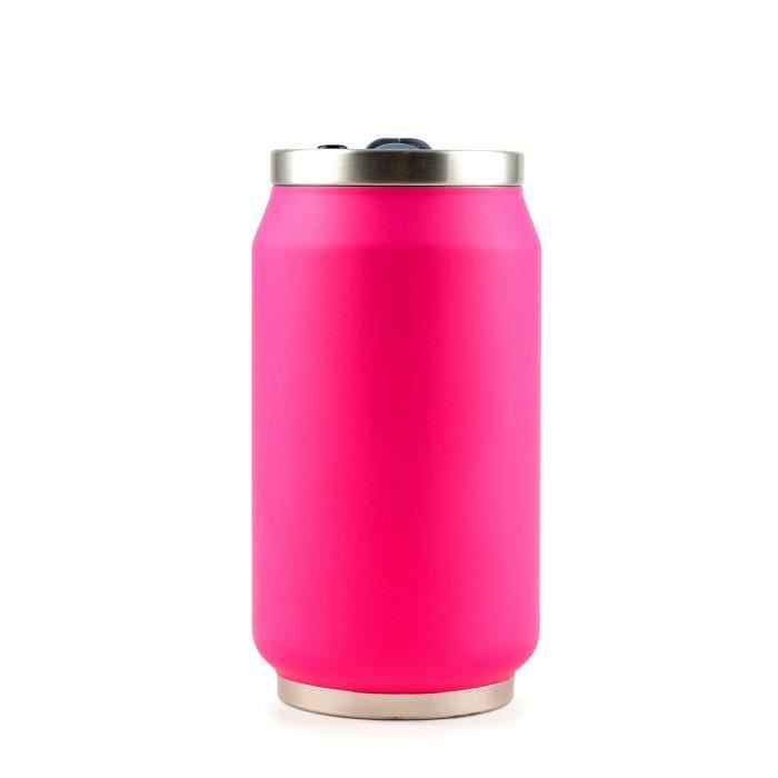 YOKO DESIGN Canette isotherme summer 280ml fluo fuchsia
