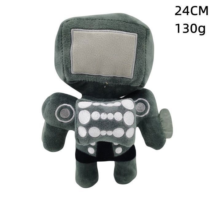 Peluche Skibidi Toilet 2023 – Bambole Morbide In Cotone – Regalo Per Bambini 3+ - Foto 2