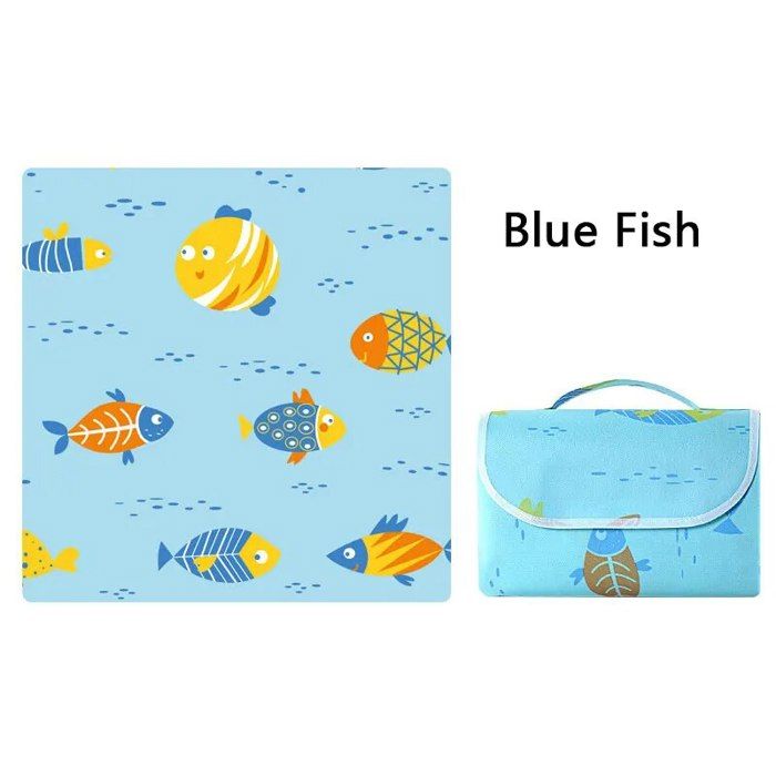 Couverture De Pique-Nique Imperméable XL 1.5x2m - Résistante Au Sable, Lavable En Machine - Pour Plage, Camping Et Parc