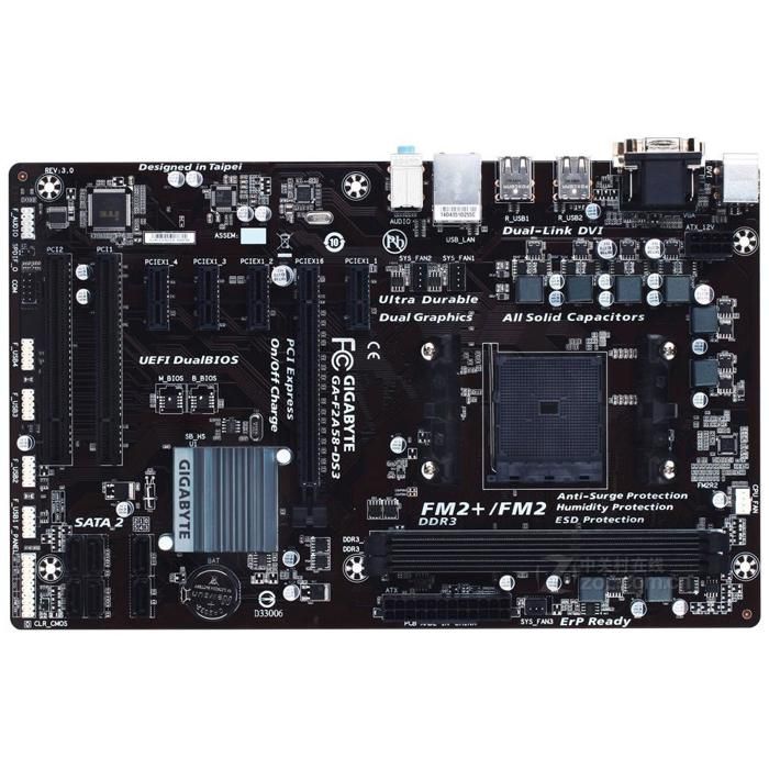 Acheter Carte mère GIGABYTE F2A58-DS3 AMD A58 Socket FM2 / FM2+ 2xDDR3 SDRAM 64GB ATX - 56,00 € Carte mère GIGABYTE F2A58-DS3 AMD A58 Socket FM2 / FM2+ 2xDDR3 SDRAM 64GB ATX - reconditionné disponible sur Cdiscount Seconde Vie
