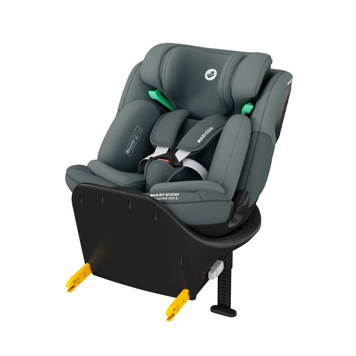 MAXI-COSI Emerald 360 S i-Size siège auto isofix évolutif Rotation 360° Groupe 0/1/2/3 0-12 ans (40-150 cm) Tonal Graphite