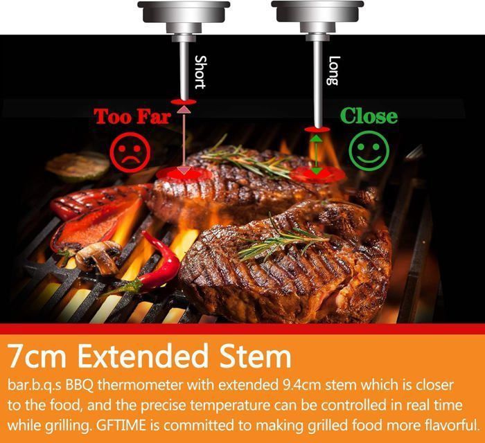 Thermomtre Compost En Acier Inoxydable - Cadran De 54 Mm Sonde De