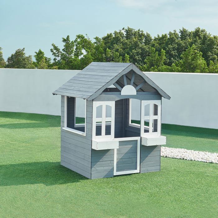 Cabane enfant sur pilotis avec escalier Smart Seaway