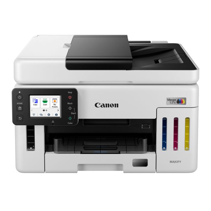Canon MAXIFY GX6150 Imprimante de Bureau Compacte Imprimante Scanner et Copieur MegaTank à Jet d'encre Couleur sans Fil Tout en Un Connectivité Wi FI Ethernet et USB - vue 6