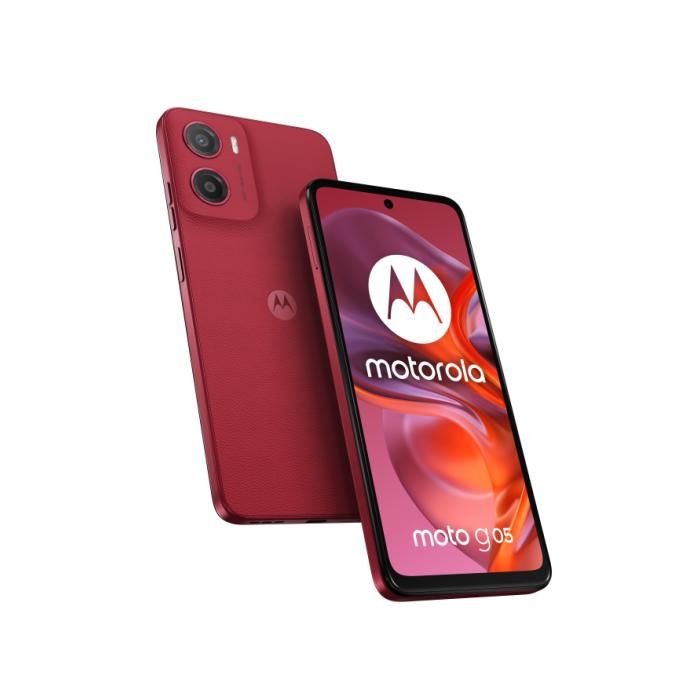 Motorola moto G05 4+128GB DS 4G plum RED OEM pb6l0029ro