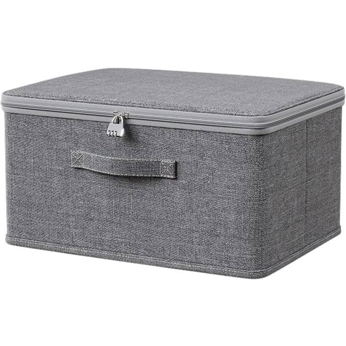 Boîte de rangement verrouillable pour médicaments | Boîte de rangement verrouillable pour réfrigérateur | Boîte de verrouillage transparente empilable de grande capacité | Boîte à médicaments compacte