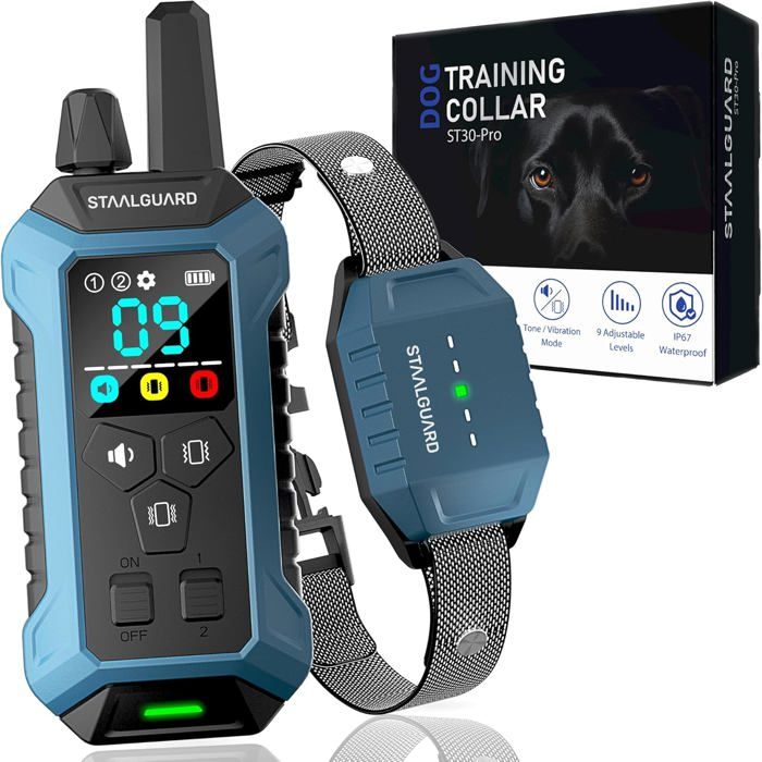 Comparer les prix de Collier De Dressage Pour ChienSans Choc ÉlectriqueModes BipVibration Et BoostPortée 3KmUltra CompactRechargeableAutonomie