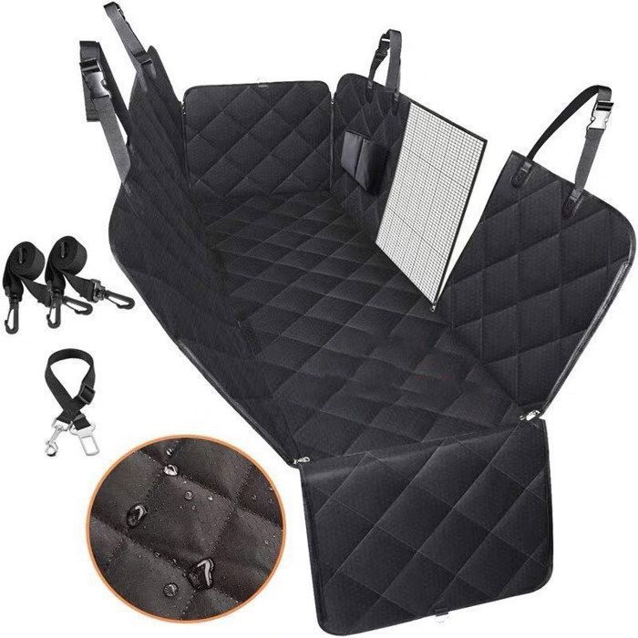 Housse de Siège de Voiture pour Chien Imperméable et Antidérapante avec Ceinture de Sécurité Intégrée YYV
